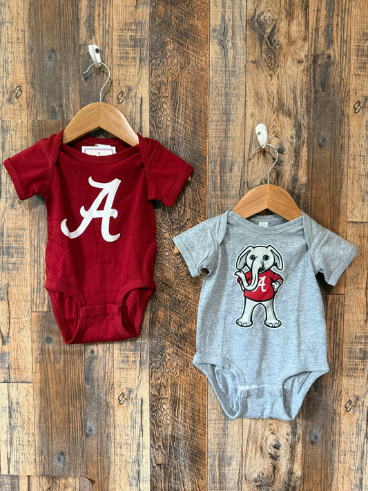 Alabama 2pc onesie set NWT, size 6m