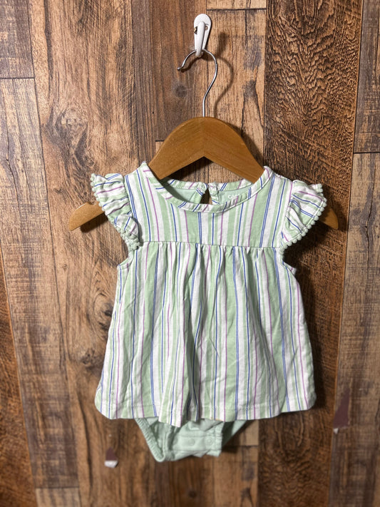 Romper dress, size 9m