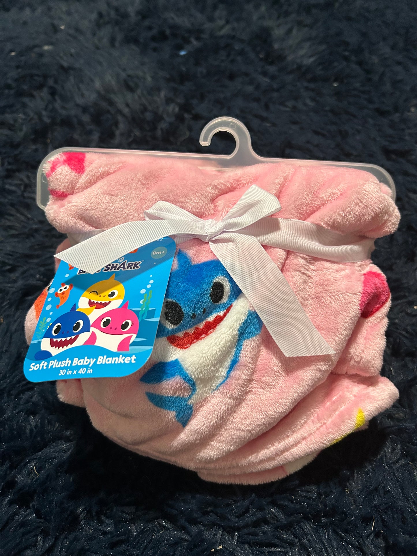 Baby shark blanket