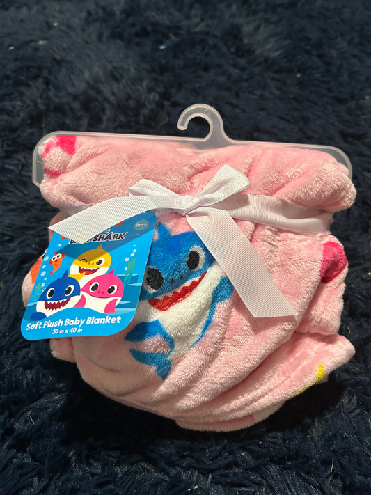 Baby shark blanket