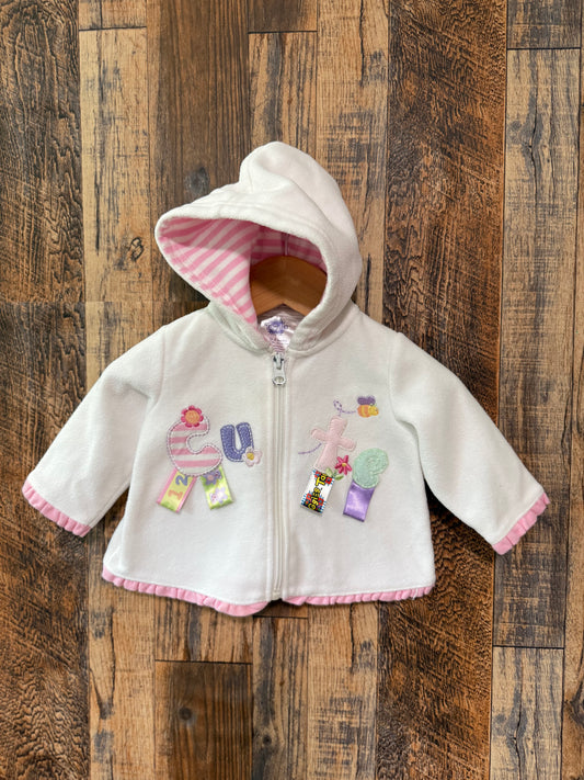 Fleece jacket, size 0-3m
