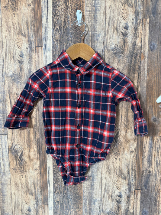 LS button up, size 6-12m