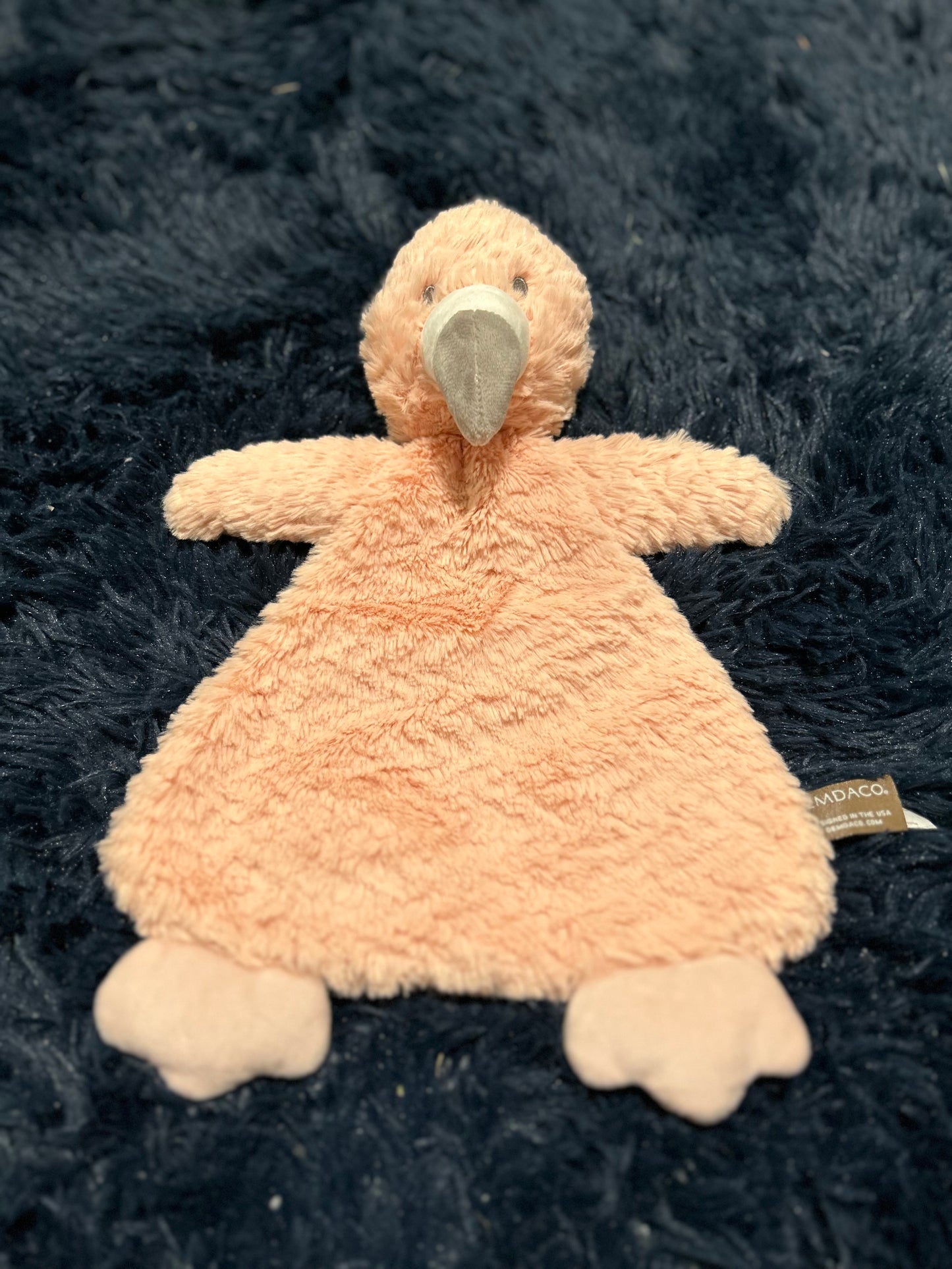 Flamingo Rattle blanket buddy