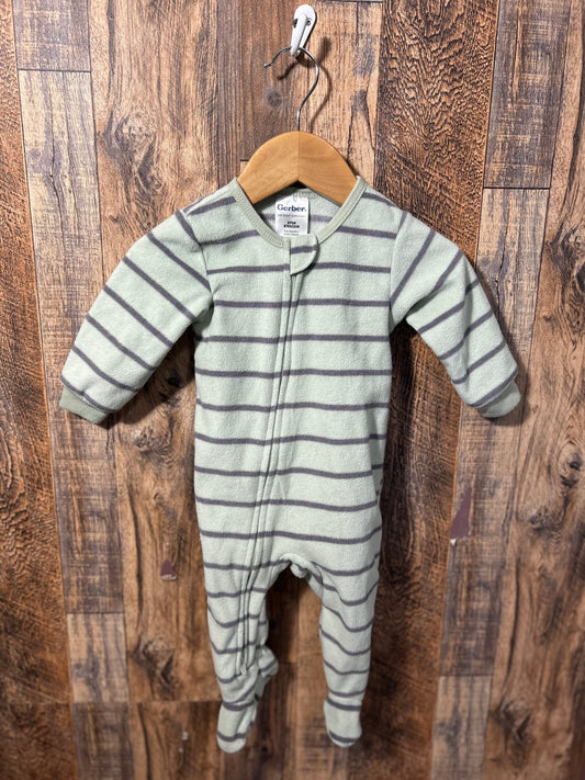 Fleece sleeper, size 3-6m