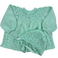 Knit Dress & Bonnet, 12-18m