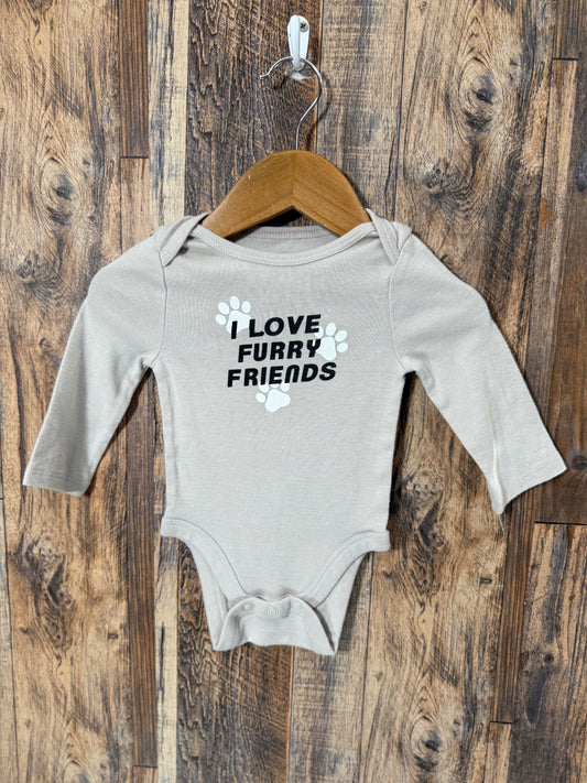 LS onesie, size 3m