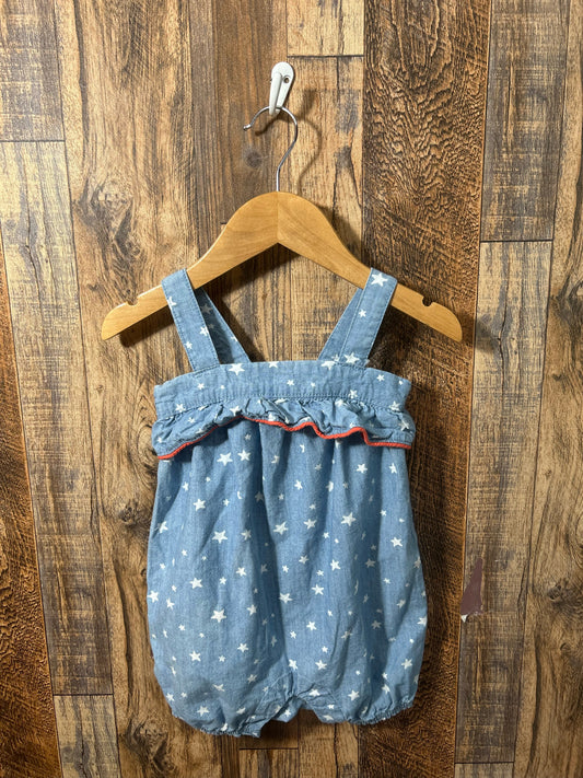 Patriotic romper, size 12m
