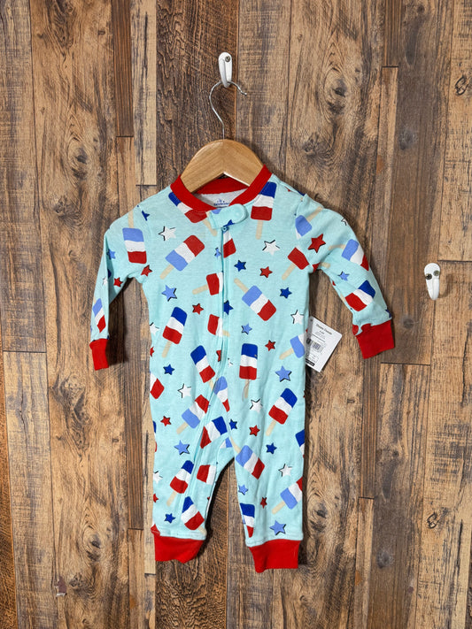 Patriotic romper, size 3-6m