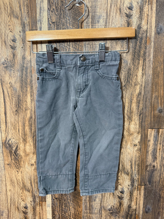 Gray jeans, size 12m