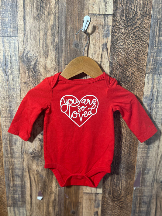 LS onesie, size 0-3m