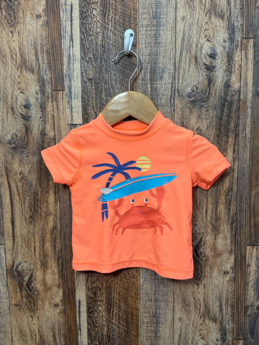 Swim shirt, size 6m