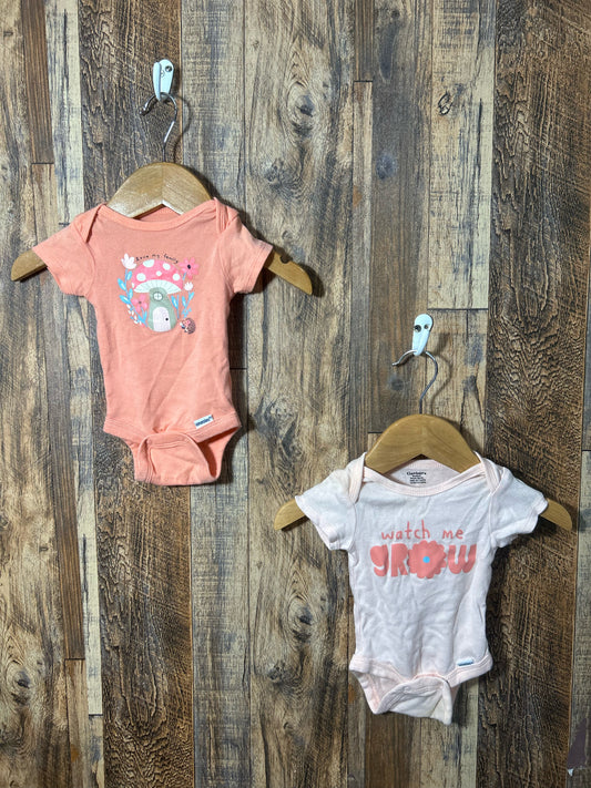 2pc onesie set, size NB