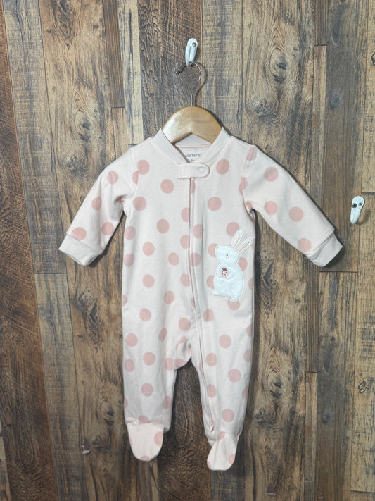 Fleece sleeper, size 6m