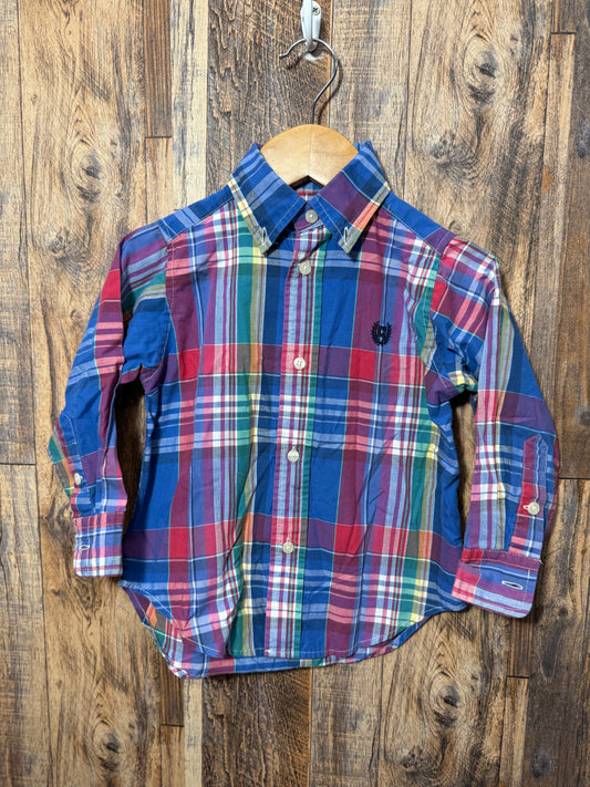 LS button up, size 2t