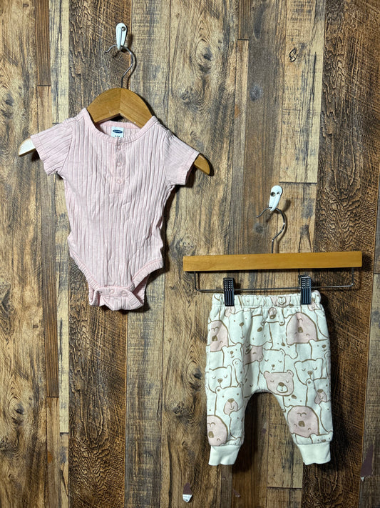 2pc set, size 0-3m