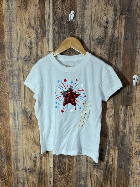 Patriotic shirt NWT, size 6-7