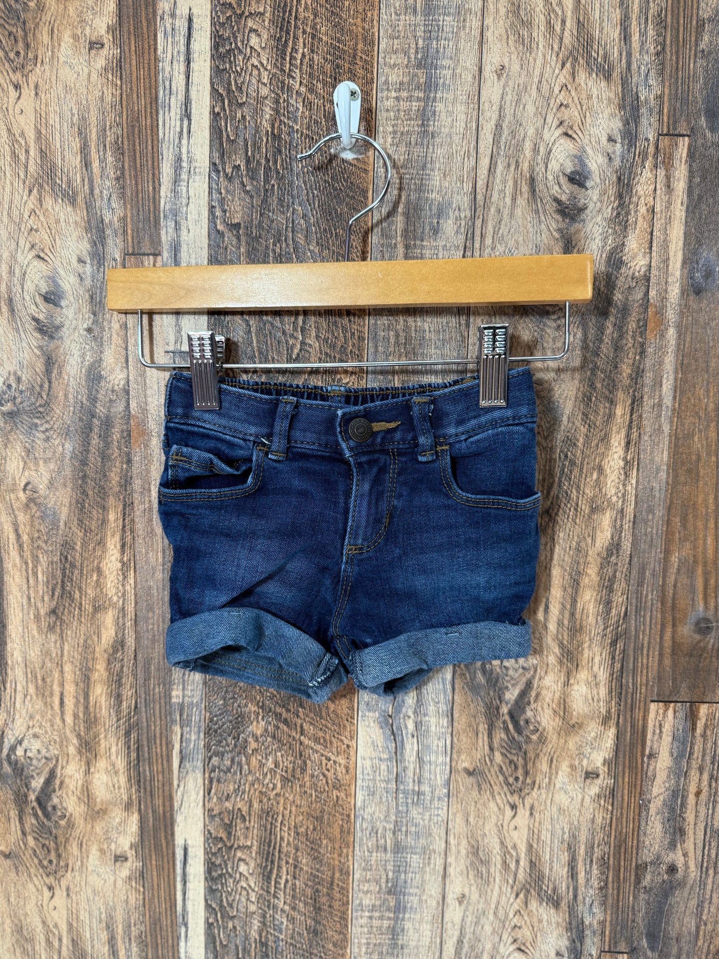 Jean shorts, size 2t