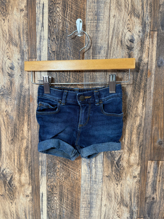 Jean shorts, size 2t