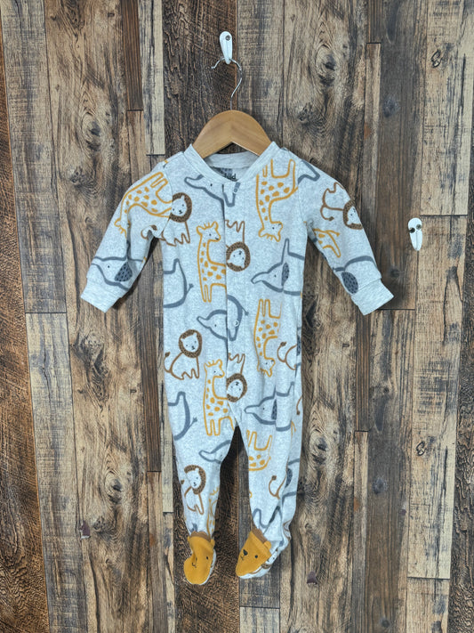 Fleece sleeper, size 6-9m