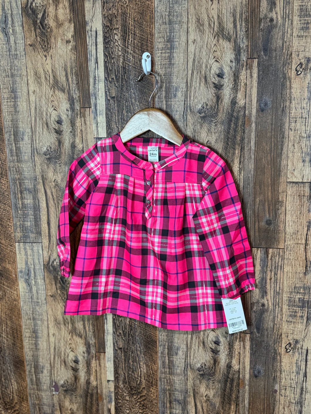 LS shirt nwt, size 24m