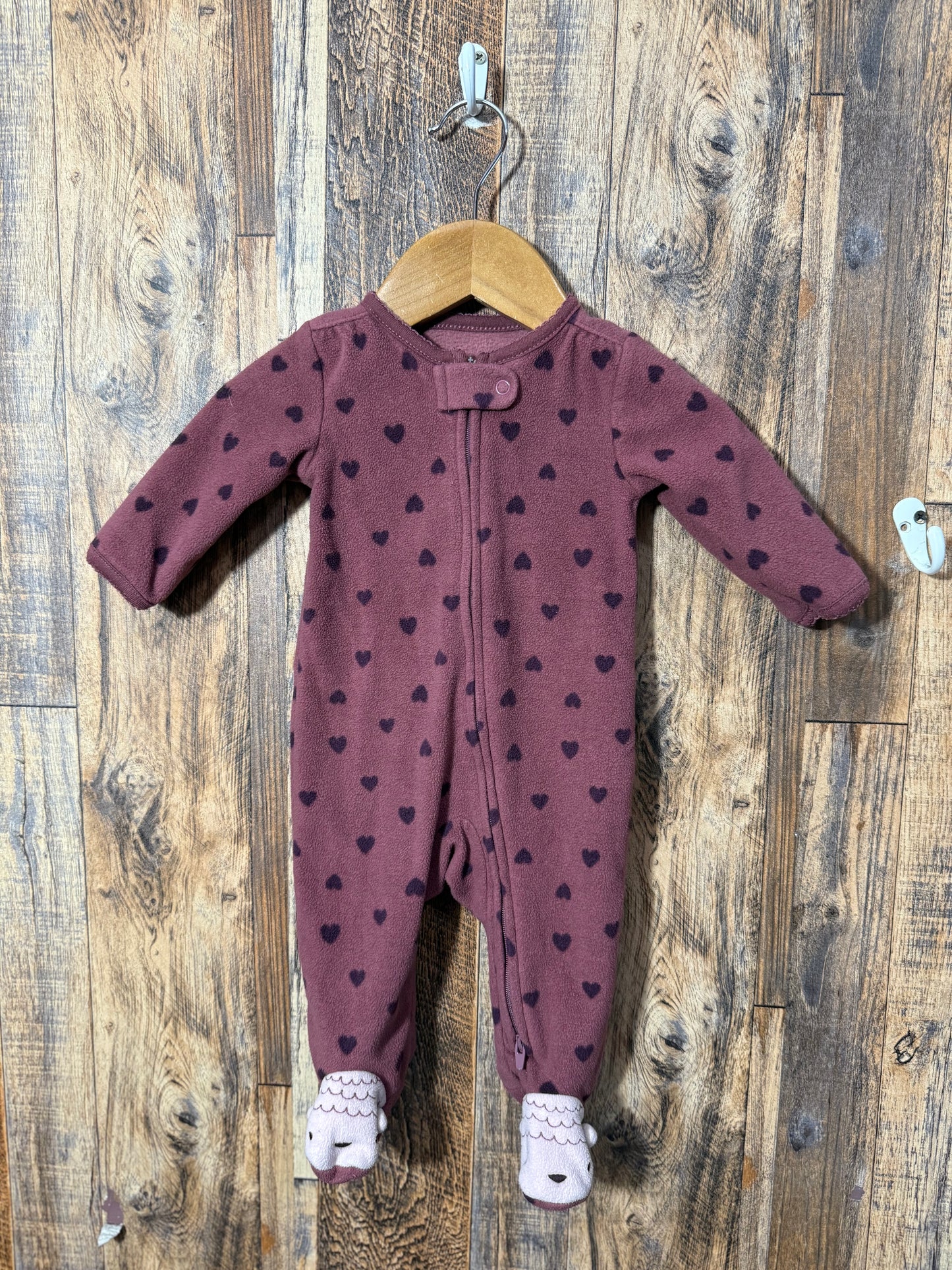 Fleece sleeper, size 3m