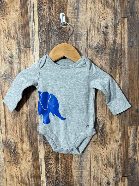 LS onesie, size 0-3m