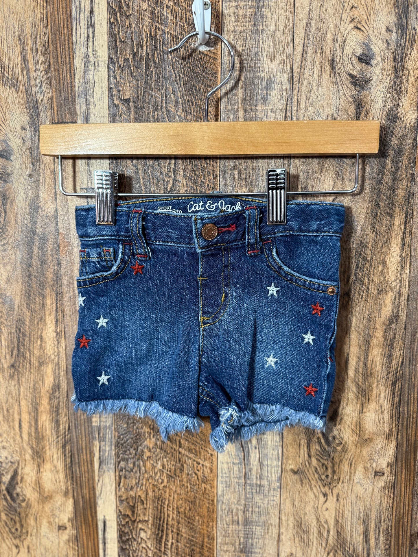 Jean shorts, size 2t