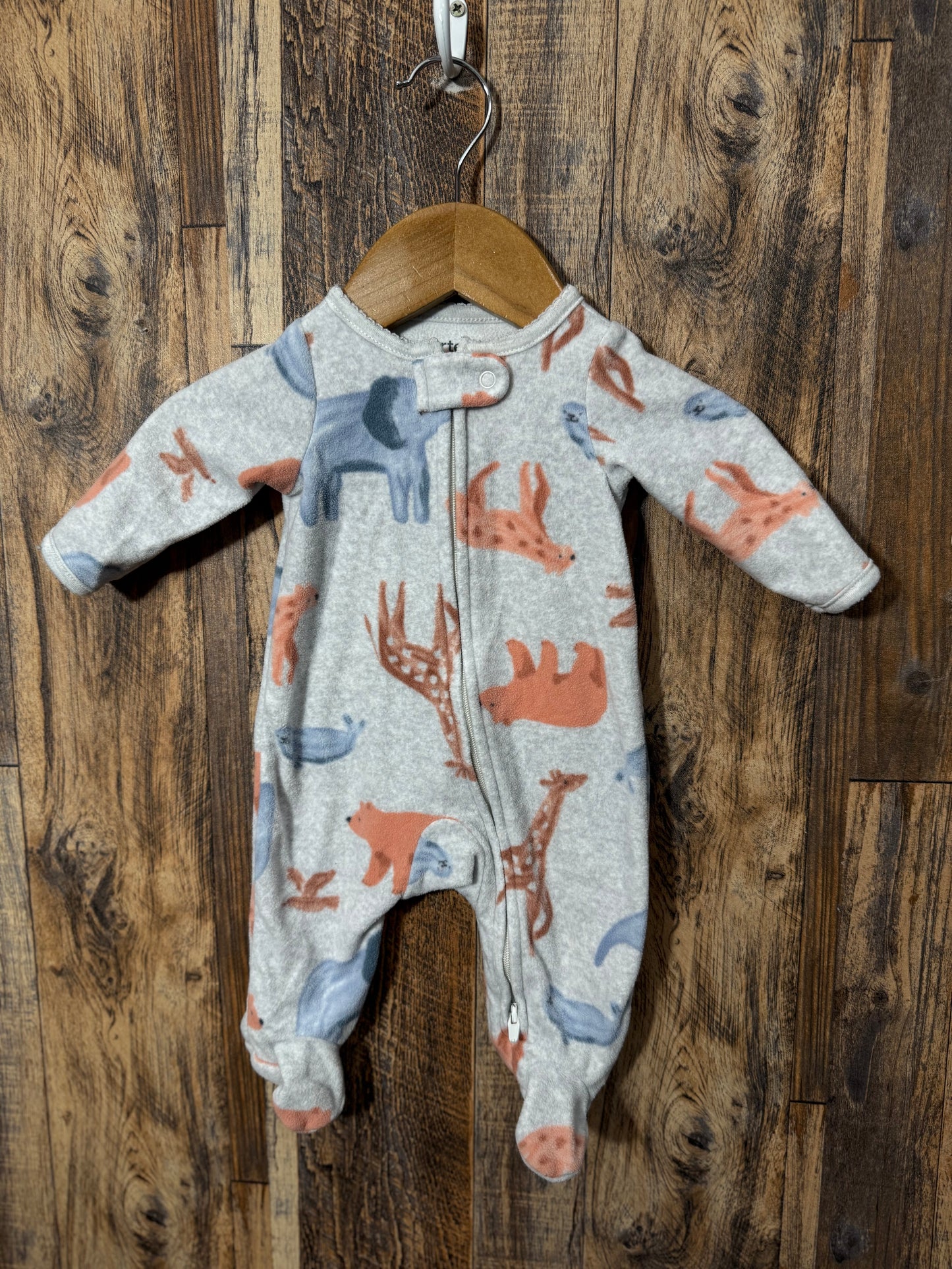 Fleece sleeper, size NB