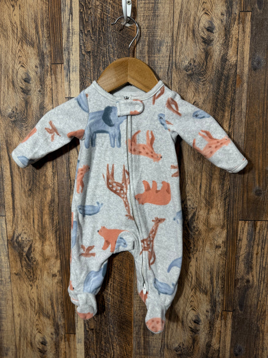 Fleece sleeper, size NB