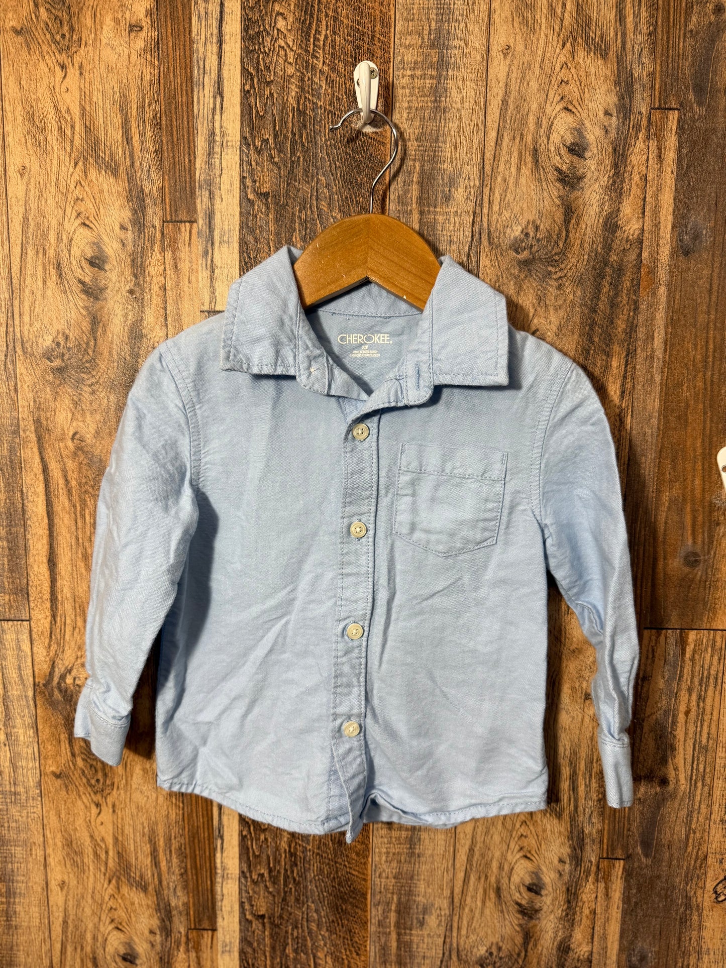 LS button up, size 2t