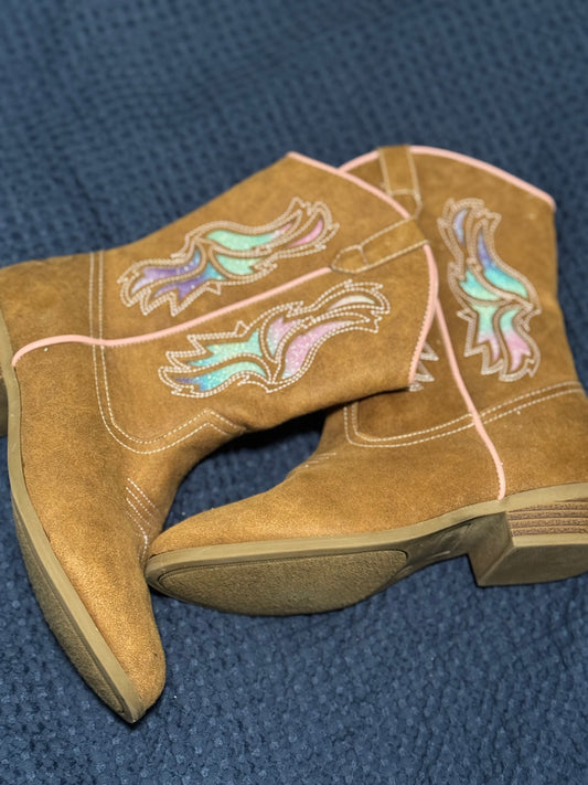 Cowgirl boots, size 4