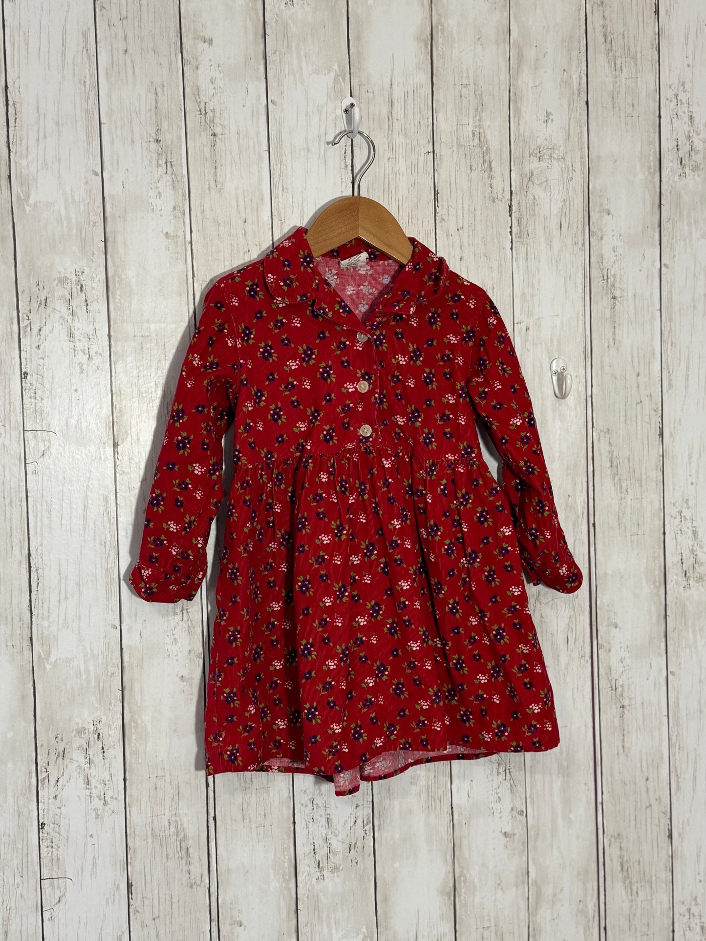 Corduroy dress, size 4-5