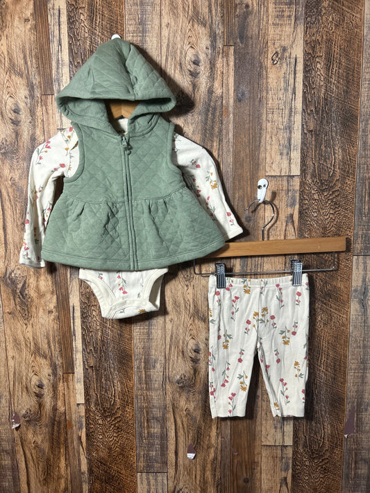 3pc set, size 0-3m