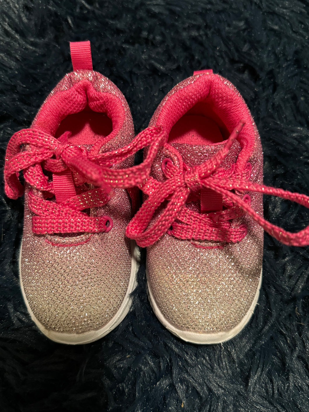 Glittery sneakers, size 4