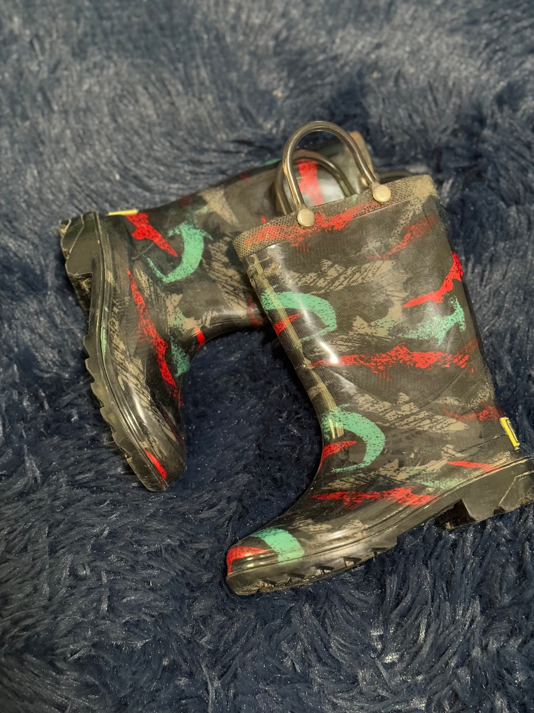 Rainboots, size 8