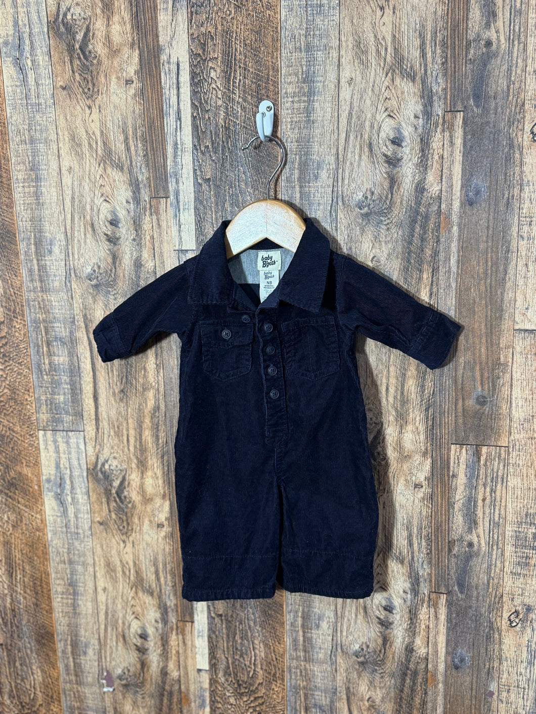 Corduroy romper, size NB