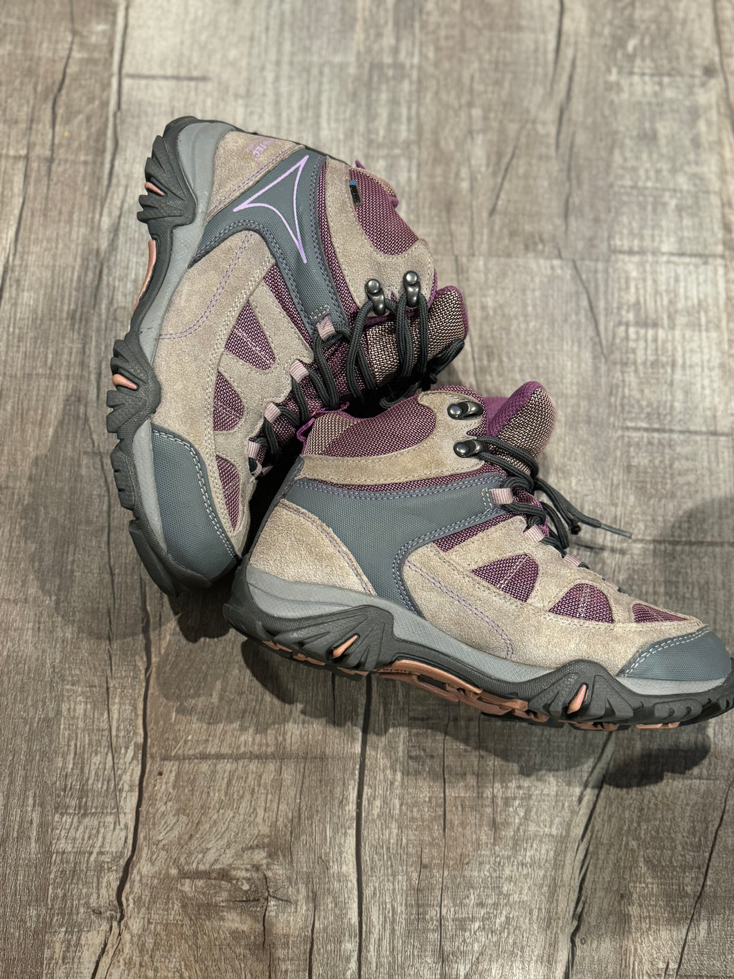 Hiking boots, size 3