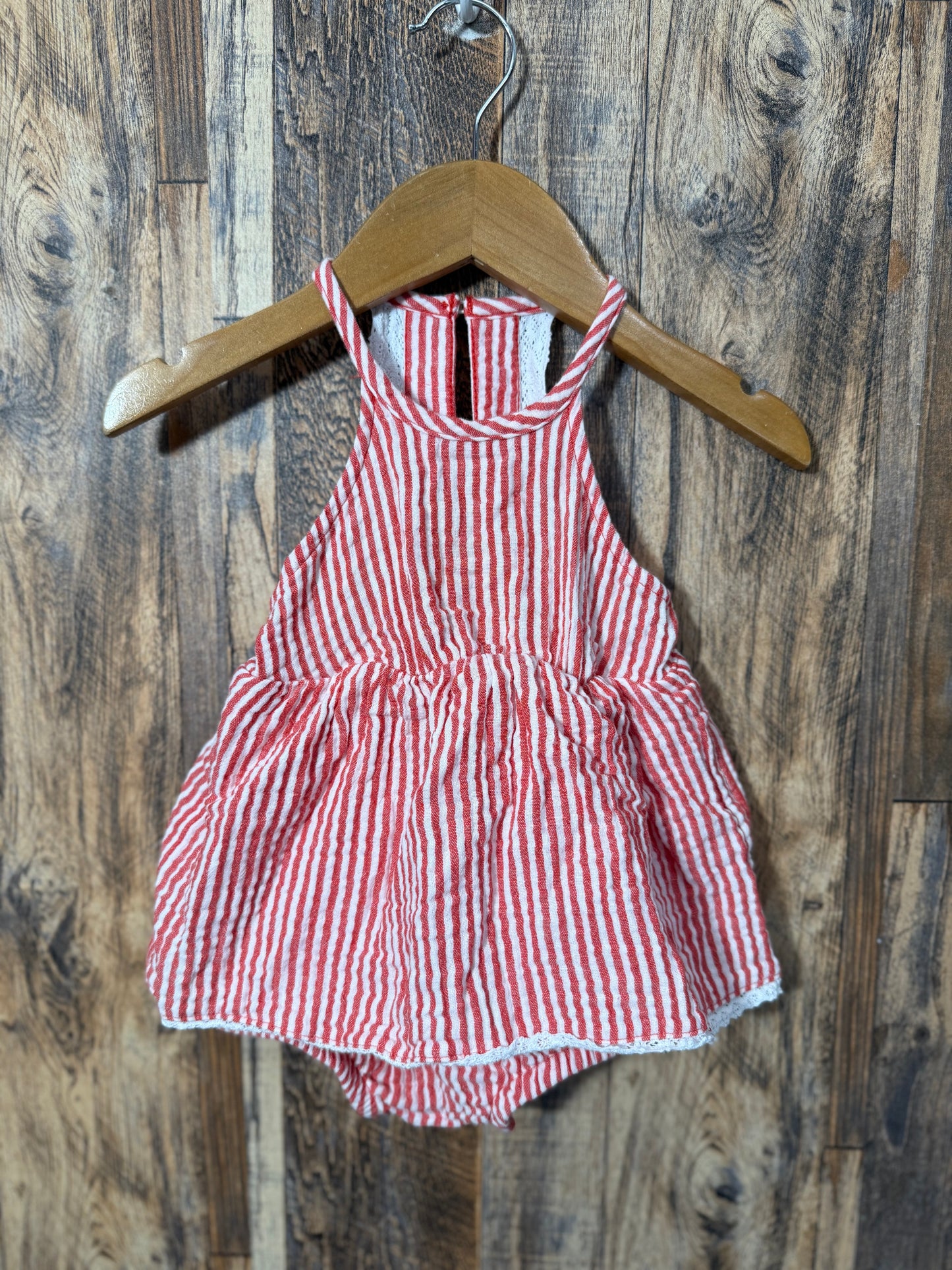 Romper dress, size 6-9m