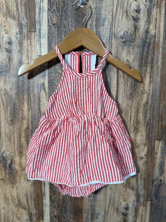 Romper dress, size 6-9m