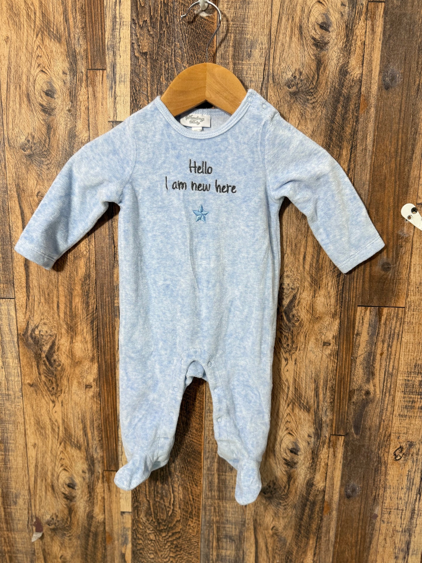 Fleece sleeper, size 6m