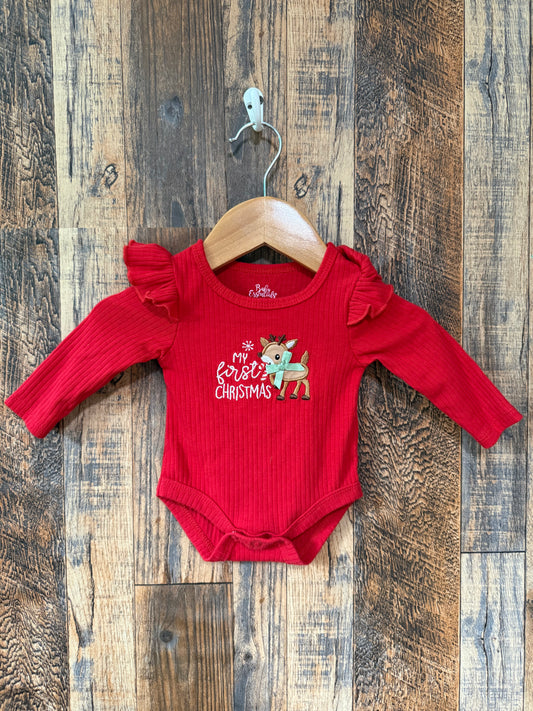 Holiday LS shirt, size 3m