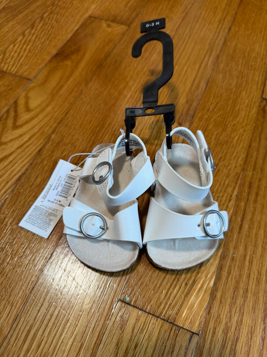 Sandles nwt, size 0-3m