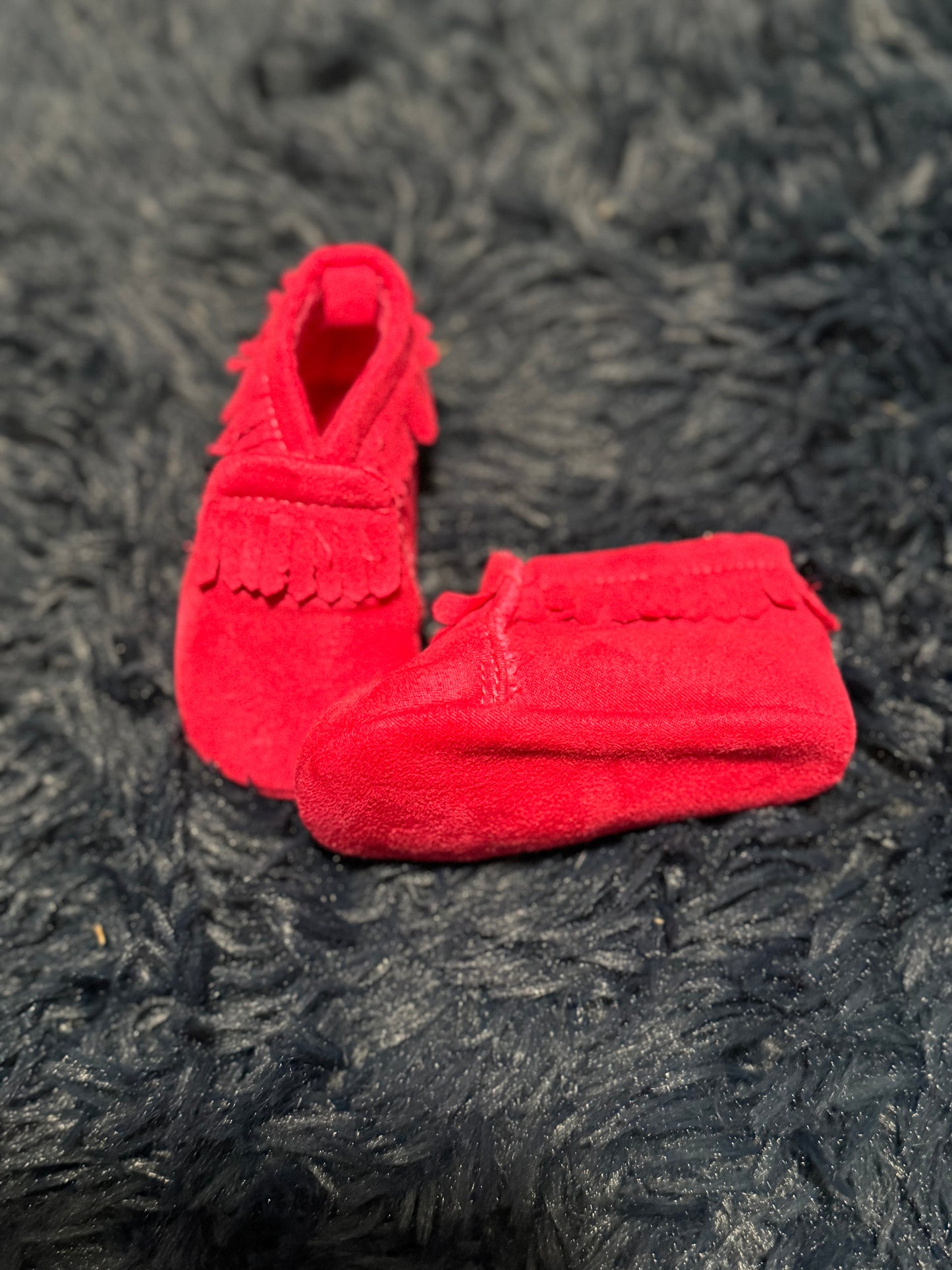 Moccasins, size 0-3m