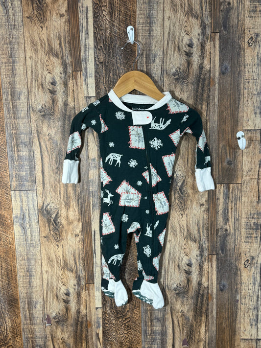 Organic cotton holiday sleeper, size 0-3m