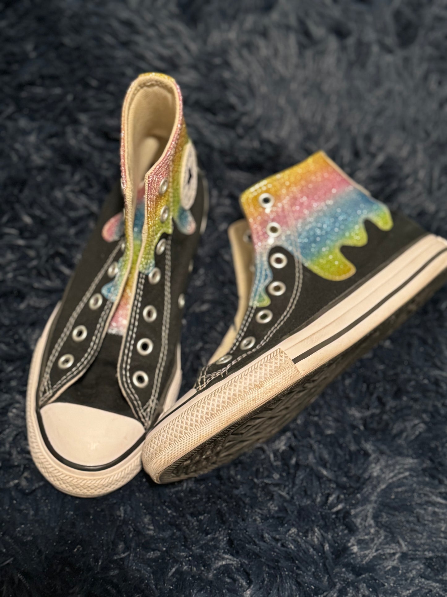 Ice cream Converse (no shoe strings), size 2