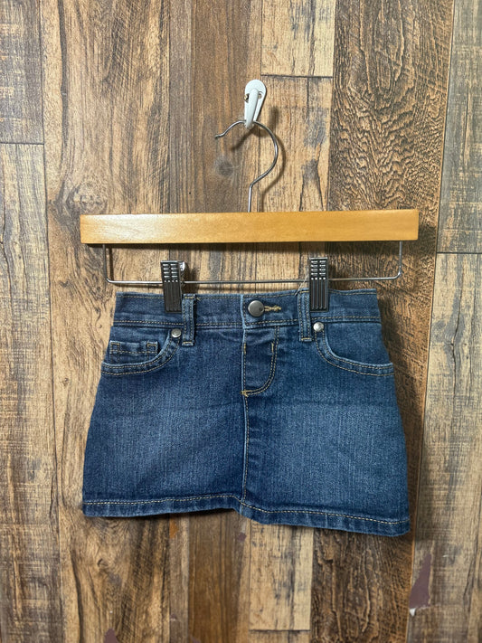 Denim skort, size 2t