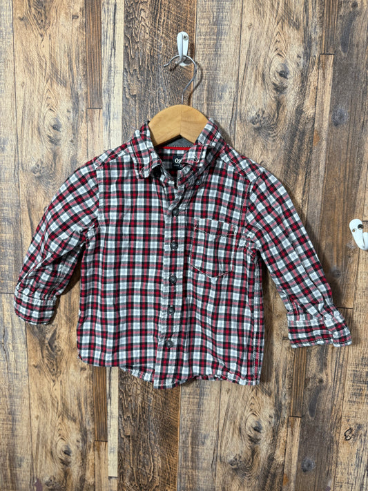 LS button up, size 2t