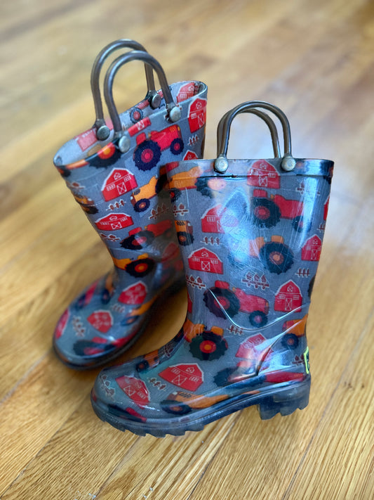 Rain boots, size 7-8
