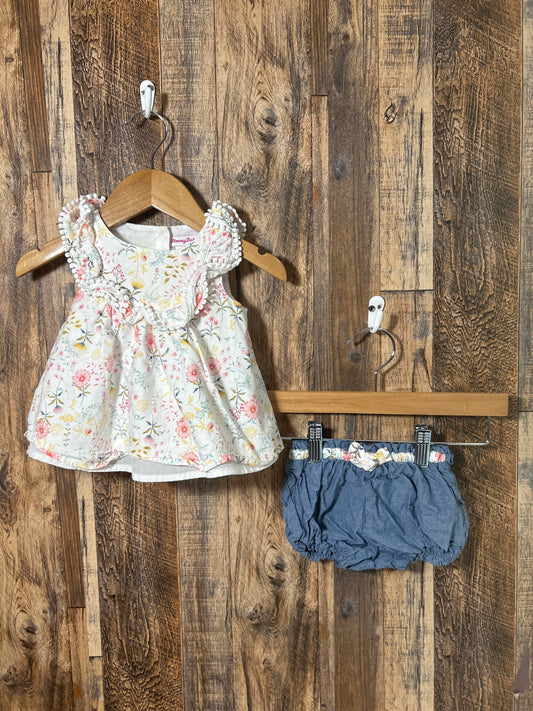 2pc set, size 3-6m