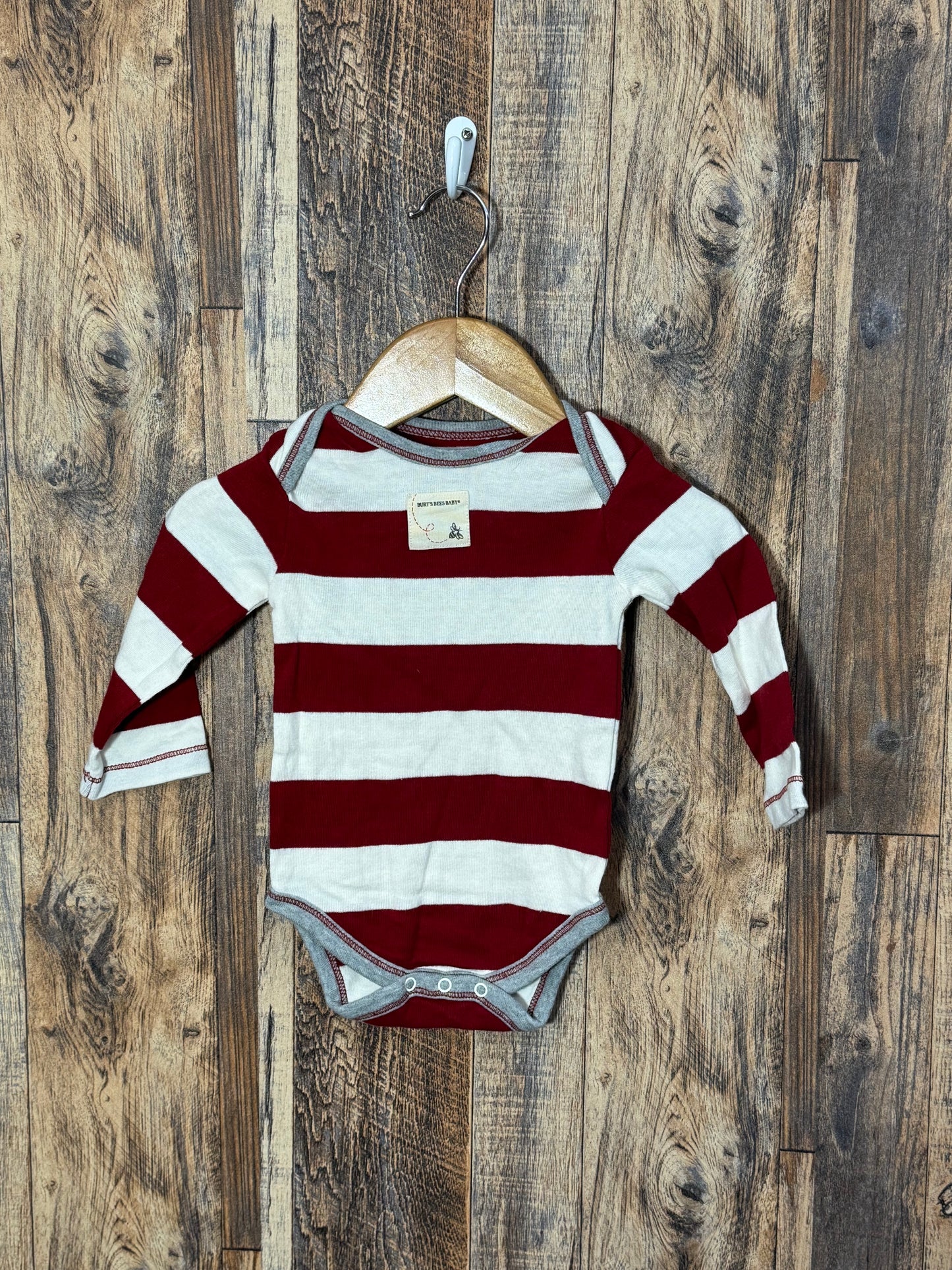 LS organic cotton onesie, size 3-6m